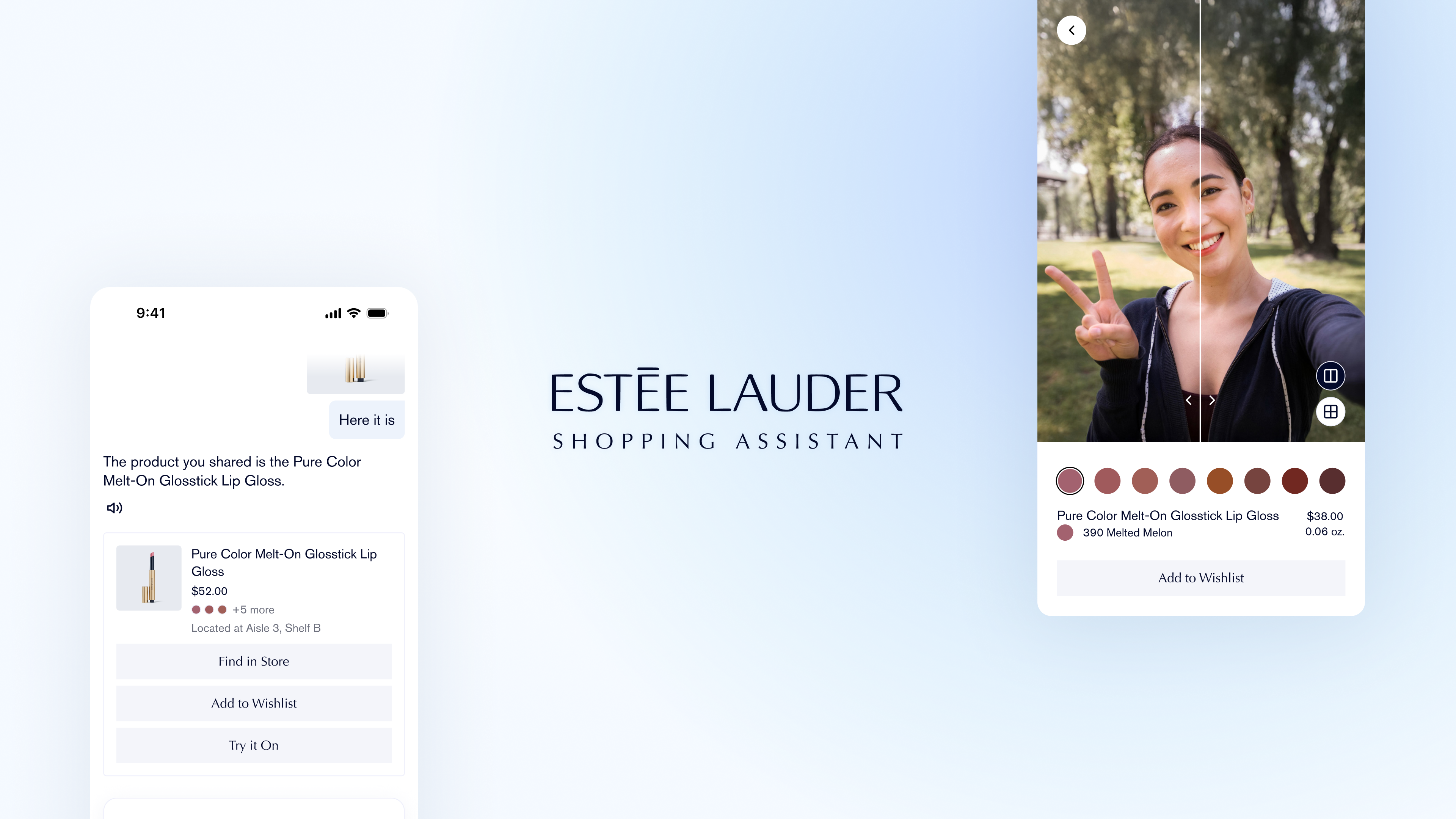 Estée Lauder Shopping Assistant